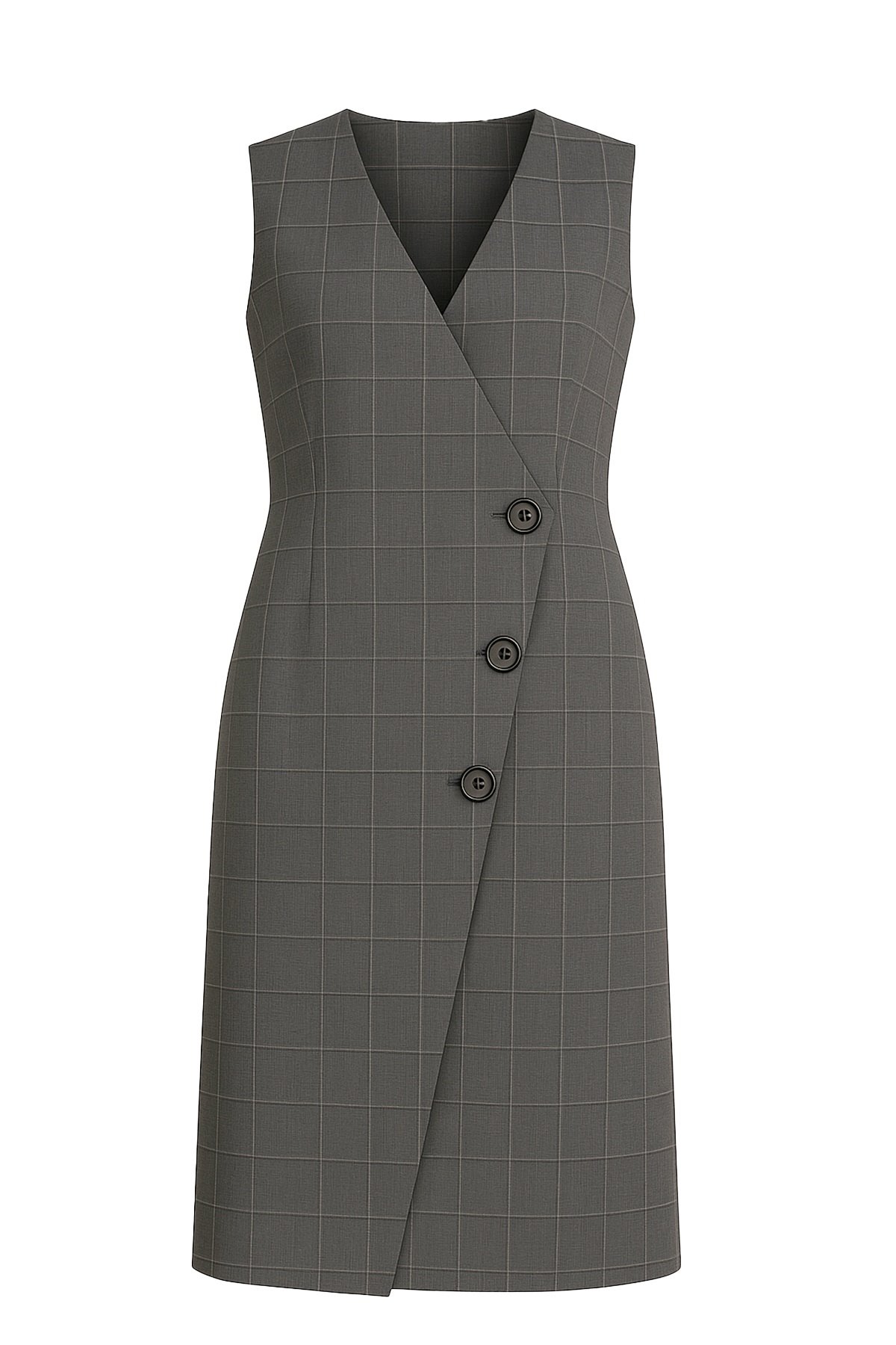 Vest dài không tay